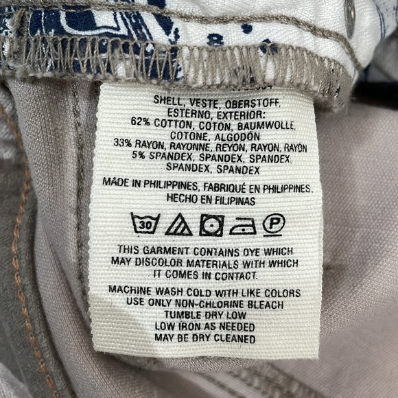 Anthropologie Pilcro Camo Print Pants Size 32P High Rise Skinny EUC - Picture 11 of 13